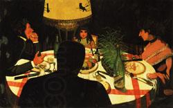 Felix Vallotton Dinner oil painting picture